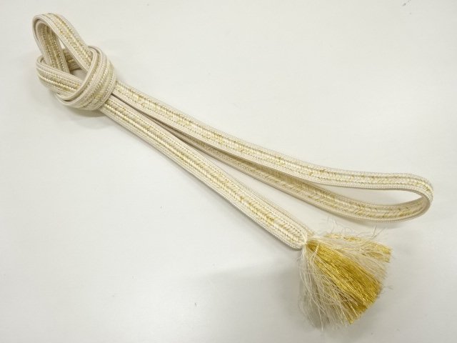 JAPANESE KIMONO / HANDTIED OBIJIME CORD 